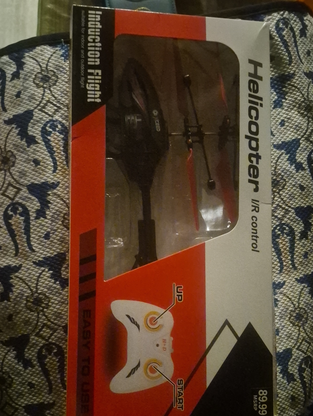 Helicopter IR Control Induction Flight - Black and Red